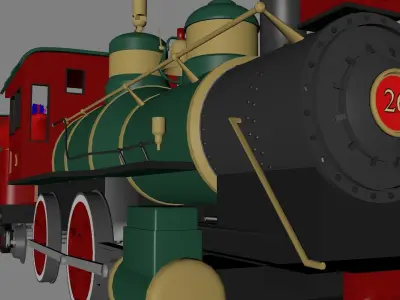 Toy Train North Pole Express  3D model