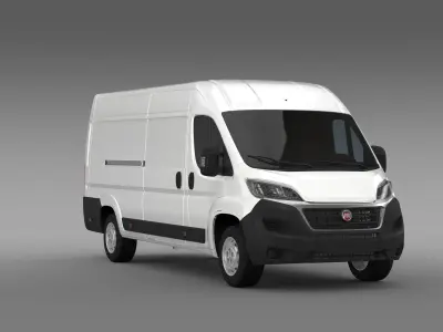 Fiat Ducato Van L4H2 2017 3D model