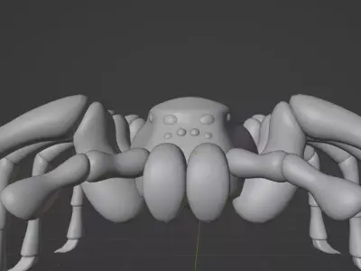 Simple Spider Model 3D model