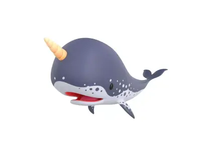 Character283 Narwhal 3D model