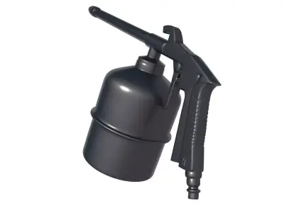 Pneumatic Tar -  Sandblaster Gravity Feed Blaster - Paint spray 3D print model