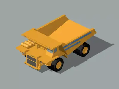 BELAZ dump truck 3D model