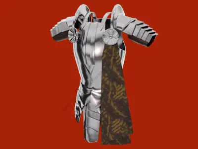 Warrior Armor Free 3D model from CGTrader