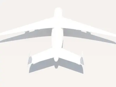Airplane 3D model 7