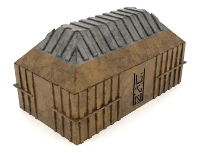 Hangar Crate 1-12 Scale Blackseries 3D print model