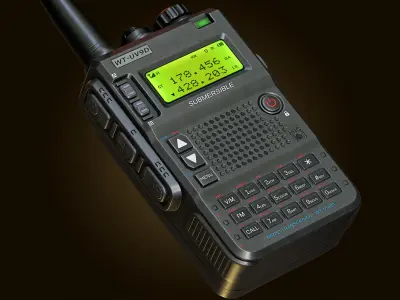 Walkie Talkie Low-poly 3D model buy