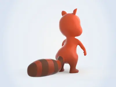 Red Panda 3D model