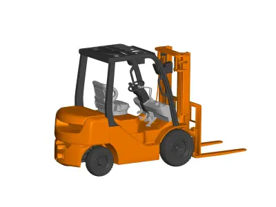 Toyota Forklift truck 3D model