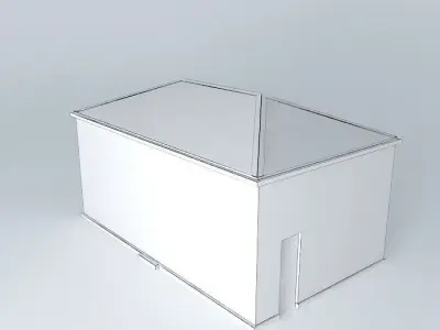Eco Rail Platform Building Dummy! Old Steam Days Free 3D model