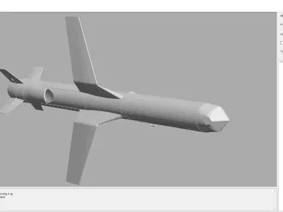 rocket  03 3D model
