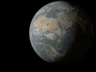 Earth model Free 3D model