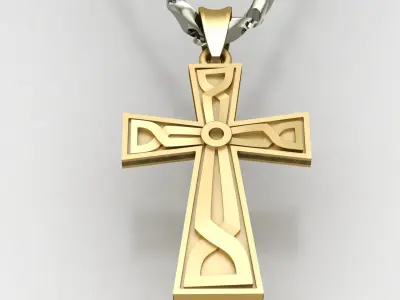 Jesus Cross D35 3D print model