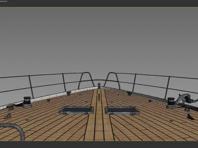 Boat Deck 3D model