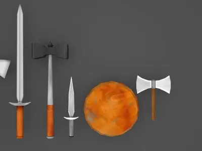 Medival Pack - Game Ready Free low-poly 3D model