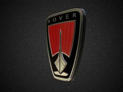 rover logo 3D model
