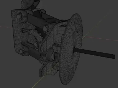 SUSPENSION FOR MARS ROVER 3D model