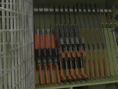 Weapons  locker 3D model