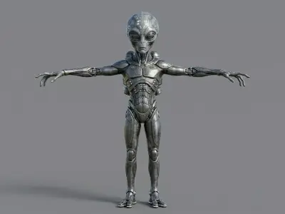 Alien 3d model 3D model