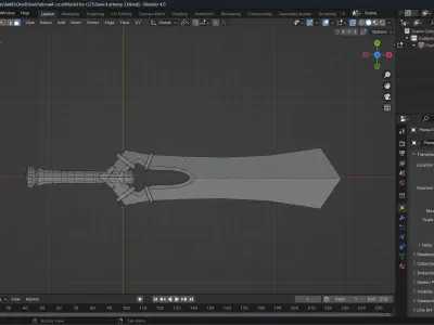 Sword attempt 3 Free 3D model