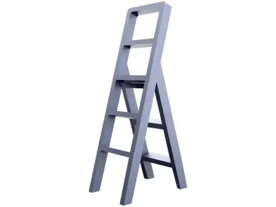  Folding ladder cartoon icon 3D model