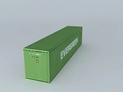 Evergreen Container 40 Free 3D model