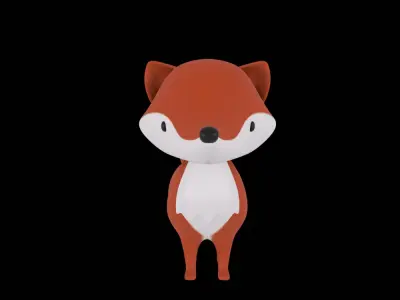 Fox Character Free 3D model purchase