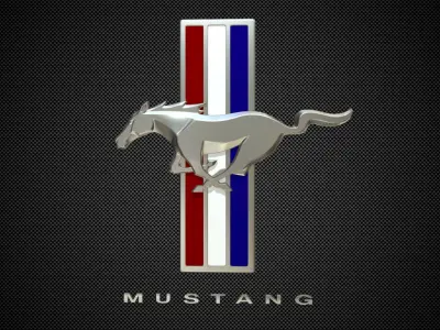 horse logo 3D model V1