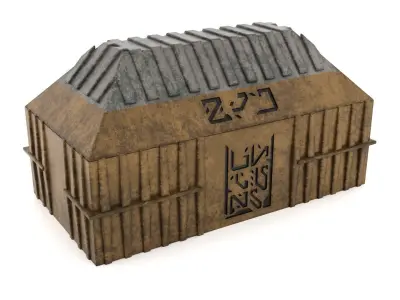 Hangar Crate 1-18 Scale Kenner Hasbro 3D print model