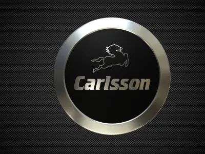 carlsson logo 3D model