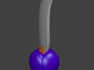 Simple Fantasy Spear Free 3D model