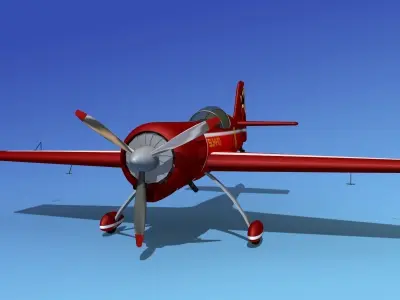 Sukhoi SU-26 Aerobat V07 3D model
