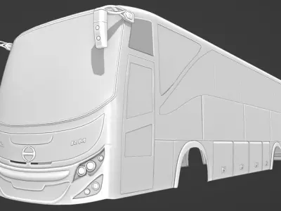 Hino RM 2 Bus Free 3D model