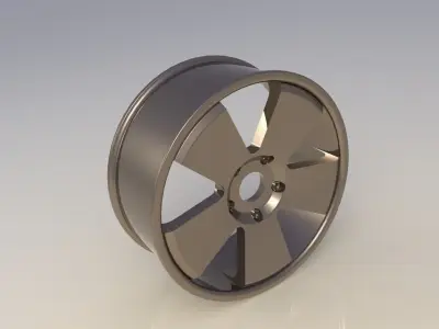 Rim metal wheel Free 3D model