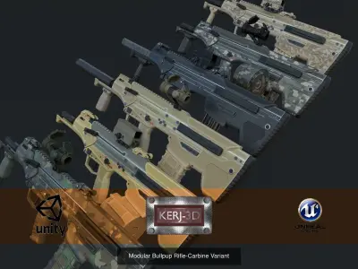 Close Quarters Collection 3D Model Pack