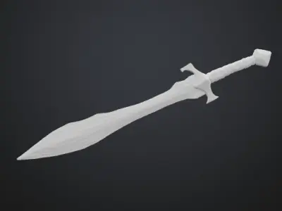 Fantasy Sword 3D model
