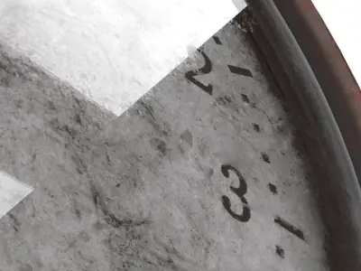 Antique Wall Clock  3D model