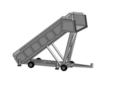 1-200 Scale A320 Boarding Stairs 3D print model