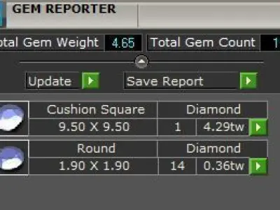 Cushion Solitaire Ring 3D print model