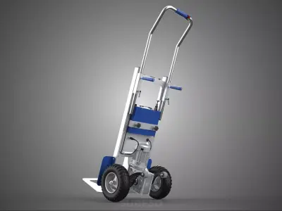 POWER ASSIST MOTOR HAND TRUCK DOLLY STAIR CLIMBER TROLLEY CART 2 3D model