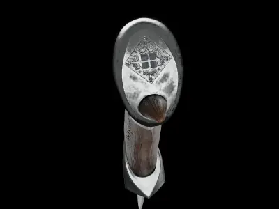 3D Model Orcrist Sword from The Hobbit Movies High-Detail Low-poly 3D model