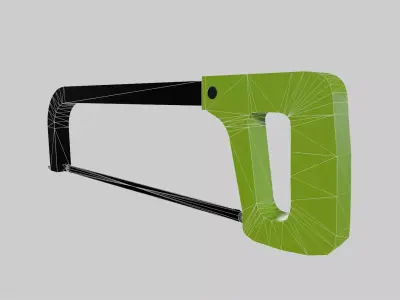 handsaw band saw Low-poly 3D model