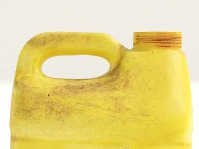 Dirty Container - Plastic Bottle 3D model