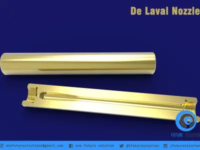 De Laval Nozzle Free 3D model