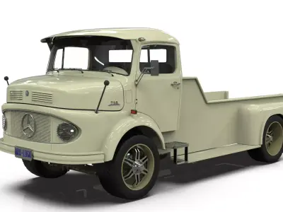 Mercedes-Benz LAK 710 4x4 Custom Pickup 3D model