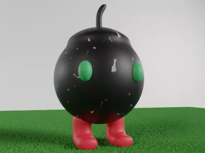 Bombita  Low-poly 3D model