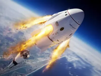 SpaceX Dragon Capsule 3D model purchase