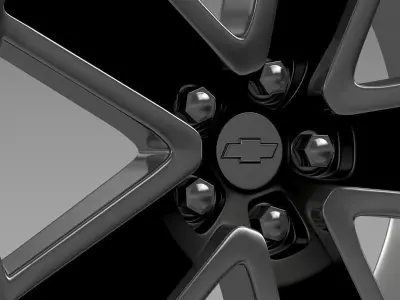 Chevrolet Camaro Convertible 2007 rim 3D model