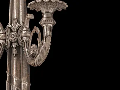 proantic Pair Of Bronze Wall Light 3D model