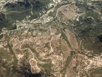 Large Terrain 3D model