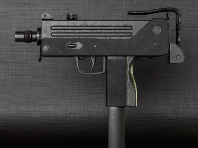 MAC-10 Style Submachine Gun 3D model